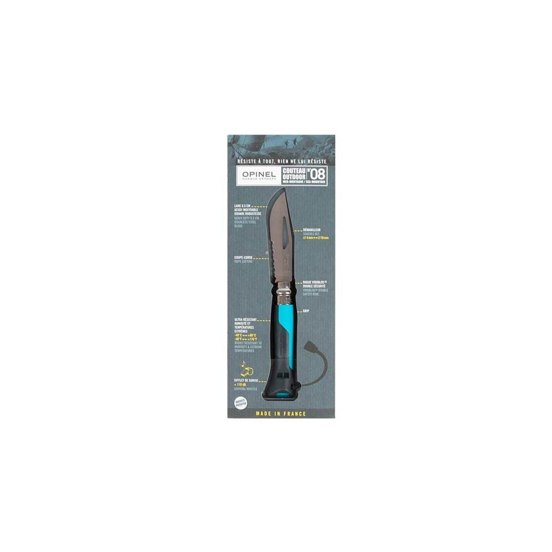 Opinel Outdoor green pocket knife
