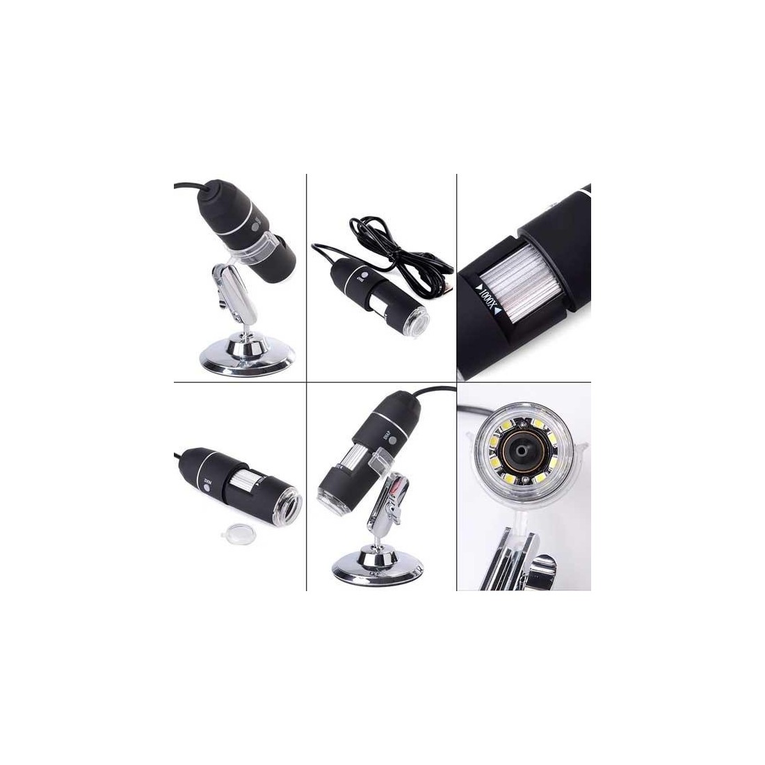 Microscopio USB digital 1000x