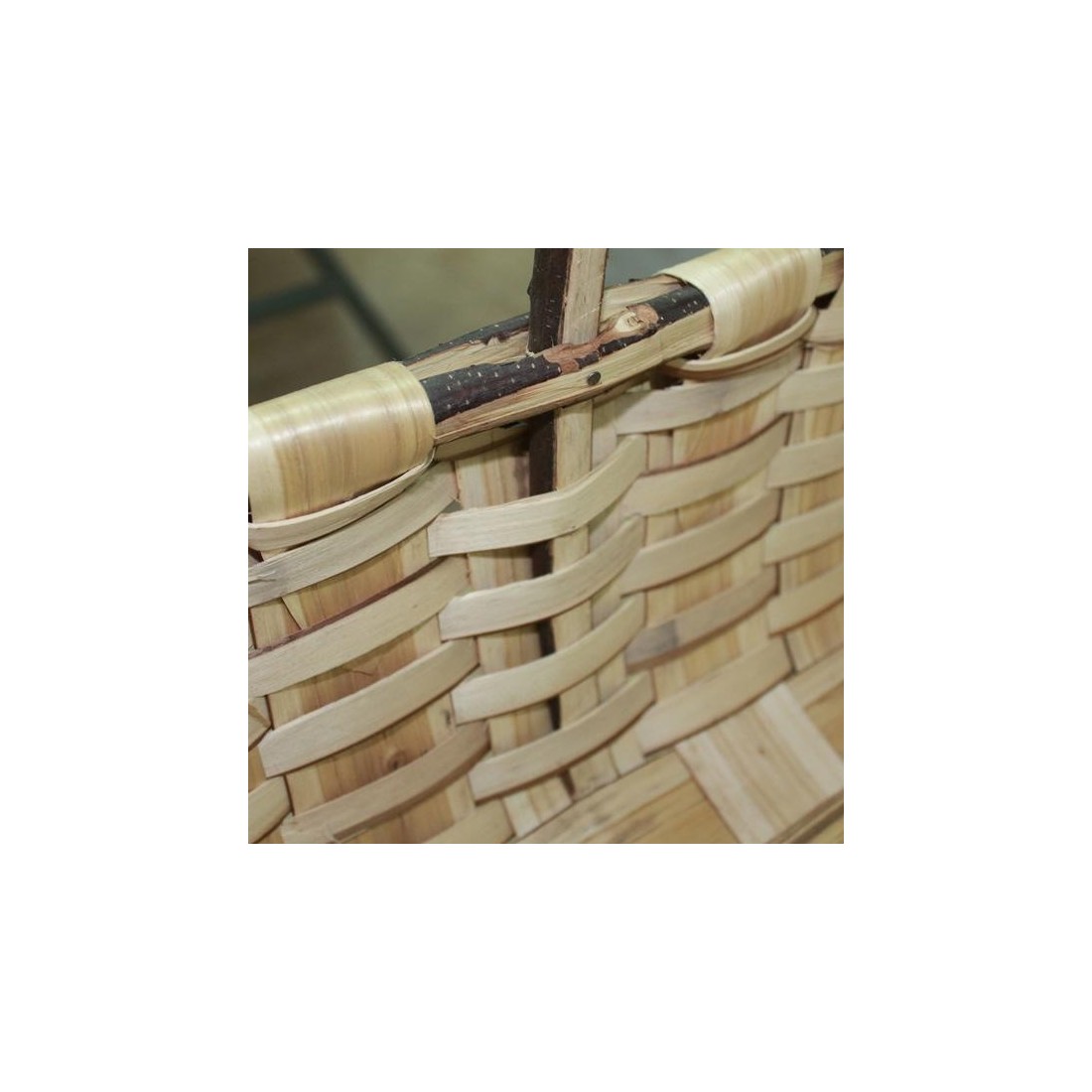 Cesta Labrador de castaño natural nº4