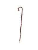 Walking stick wooden brown leather gayato