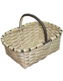 Panier pour Labrador en châtaignier naturel nº5
