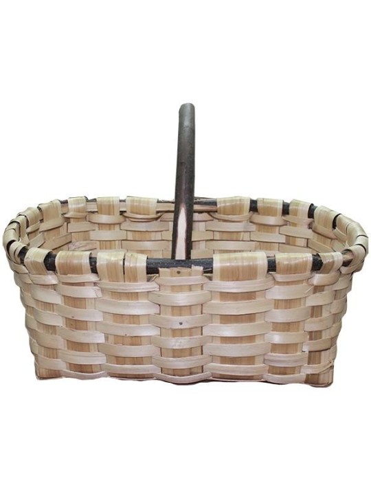 Labrador basket of natural chestnut nº5