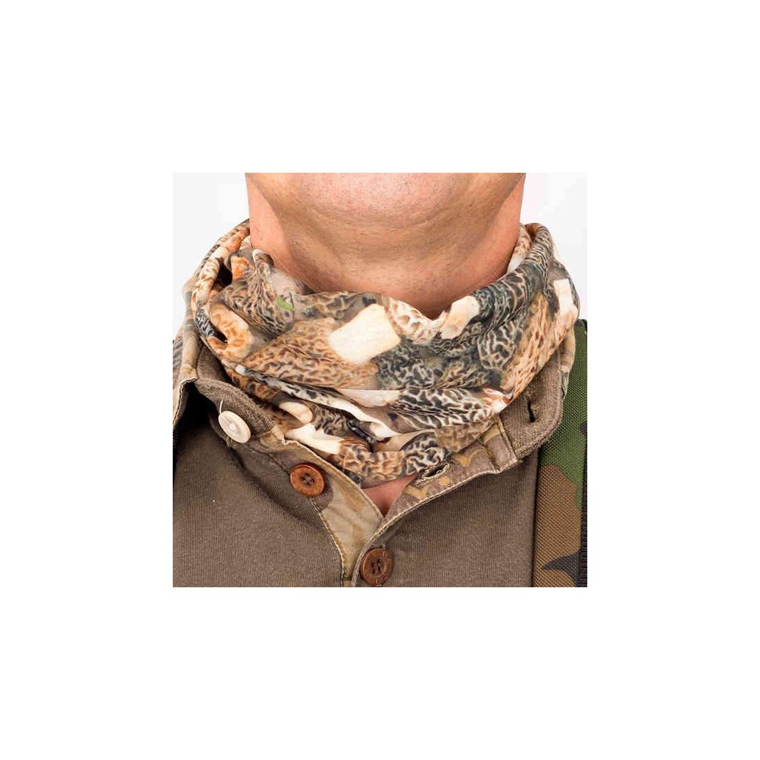 Braga para cuello modelo colmenillas