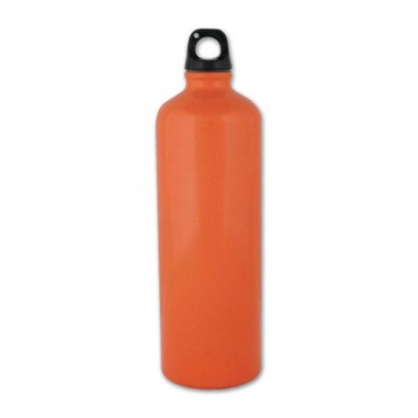 Botella de aluminio 1 l. Naranja
