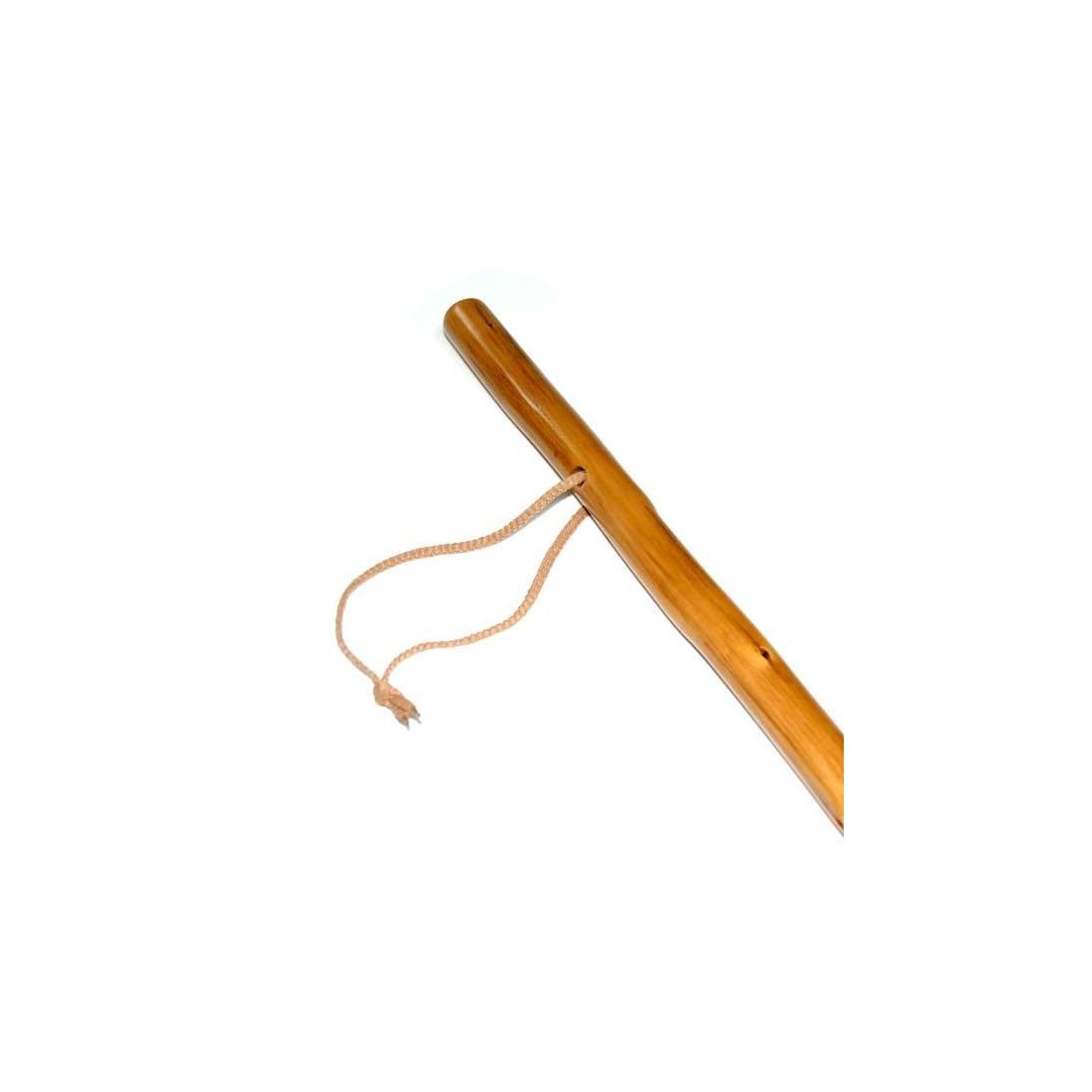 Bastón de castaño claro para buscar setas