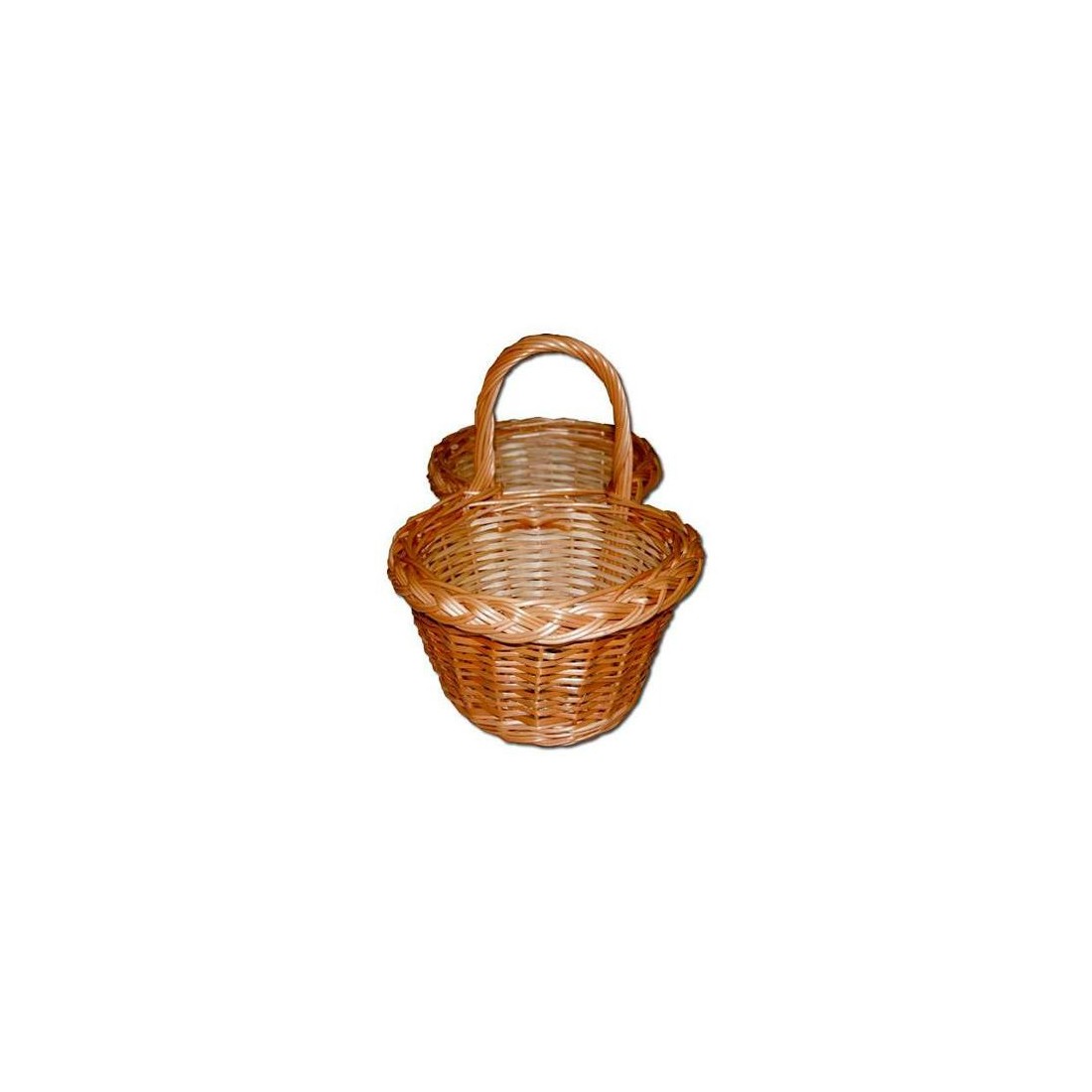 Cesta Doble de Mimbre mod. Carlares