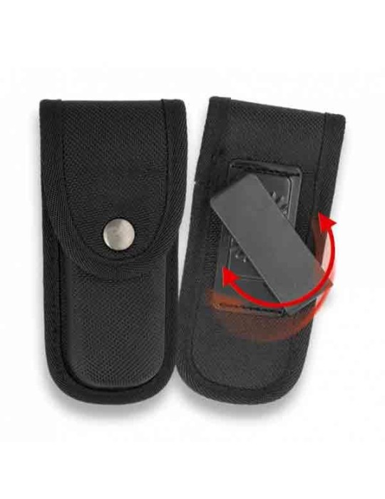 Funda de navaja rotativa negra Funda de navaja rotativa negra