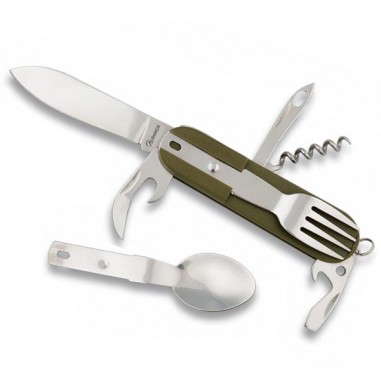 Multipurpose camping knife with sheath