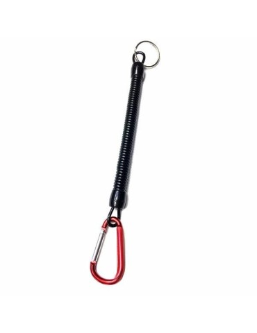 extensible extension cord with carabiner