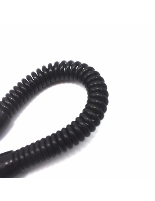 extensible extension cord with carabiner