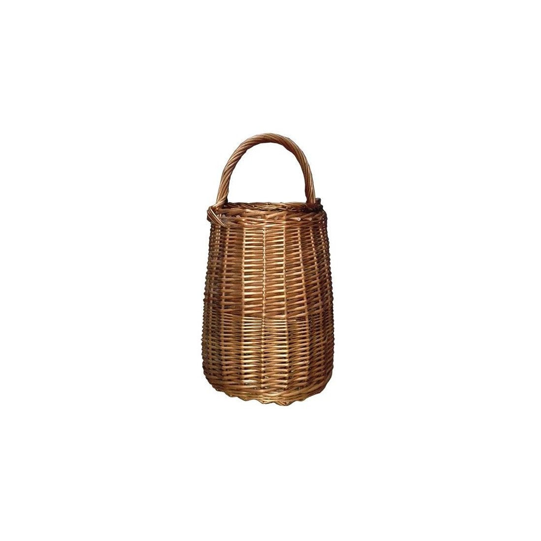Wicker snail basket with lid
