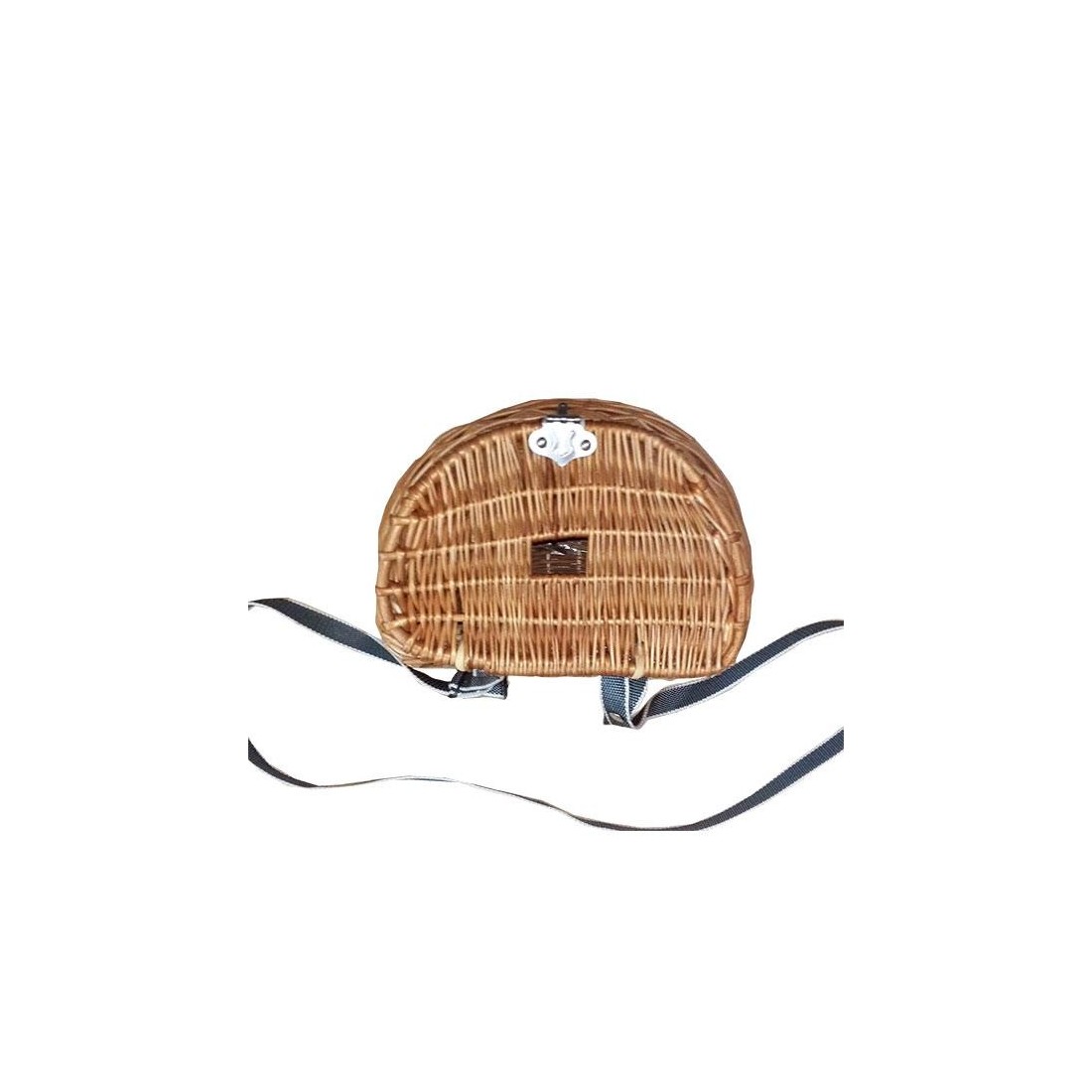 Wicker hanging basket