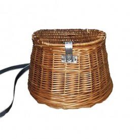 Wicker hanging basket