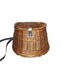 Wicker hanging basket