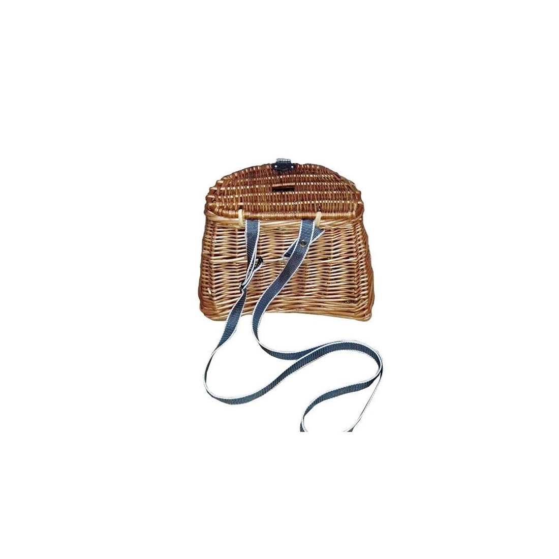 Wicker hanging basket