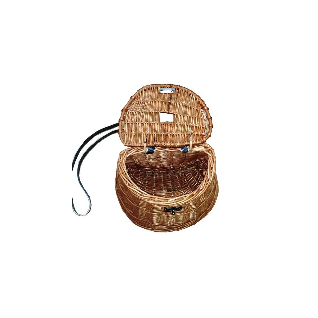 Wicker hanging basket