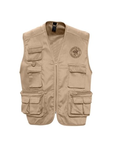 Chaleco multibolsillos arena