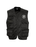 Gilet multi-poches noir