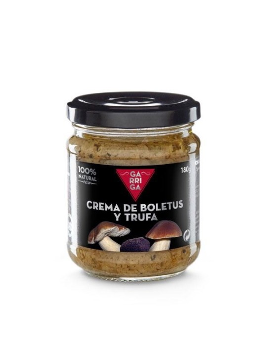 Crema de boletus y trufa