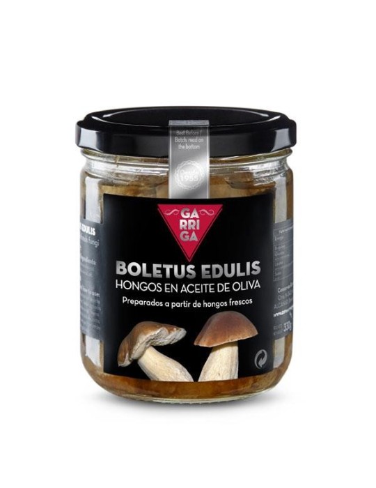 Boletus en conserva, tarro 300 gr Boletus en conserva, tarro 300 gr