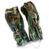 Camouflage color nylon gaiter with zipper
