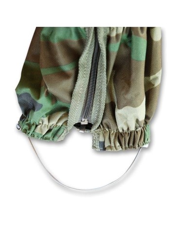 Guêtre en nylon avec fermeture éclair couleur camouflage 2
