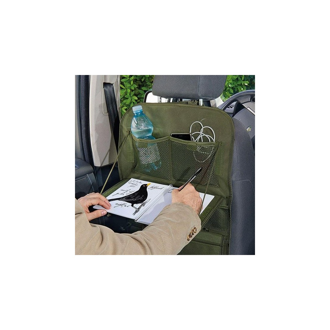 Multi-pocket car organizer