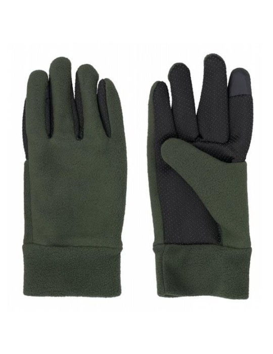 Guantes forro polar-caucho