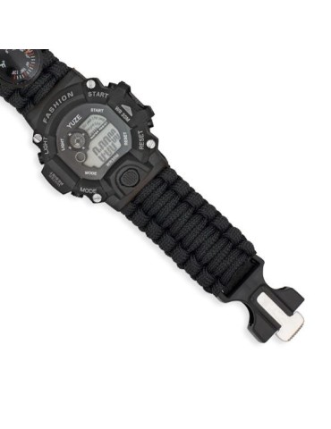 Montre de survie numérique noire 2