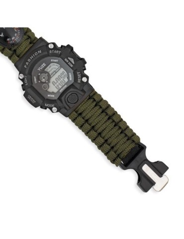 Montre de survie numérique verte 2