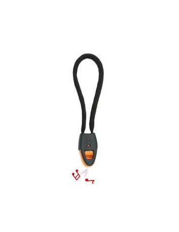Silbato con cuerda 9 cm negro