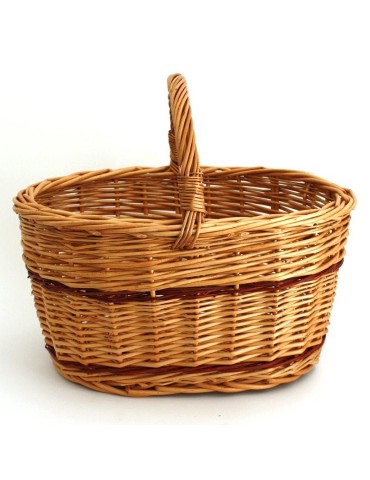 Panier ovale en osier 02 2
