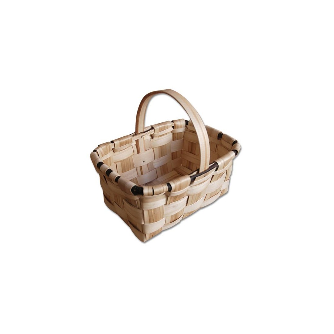 Small chestnut mushroom basket (domestic manufacture)