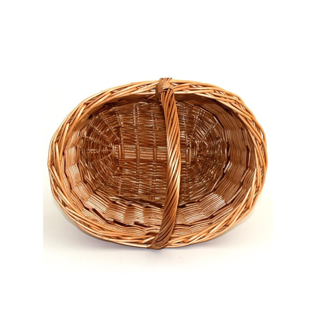 Cesta de mimbre oval 02