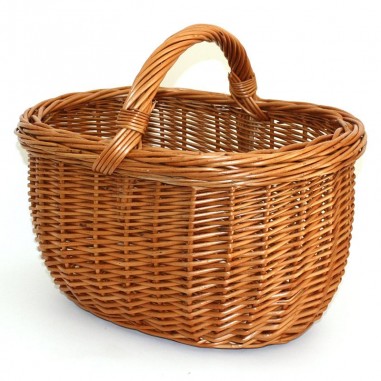 low handle oval wicker basket 01