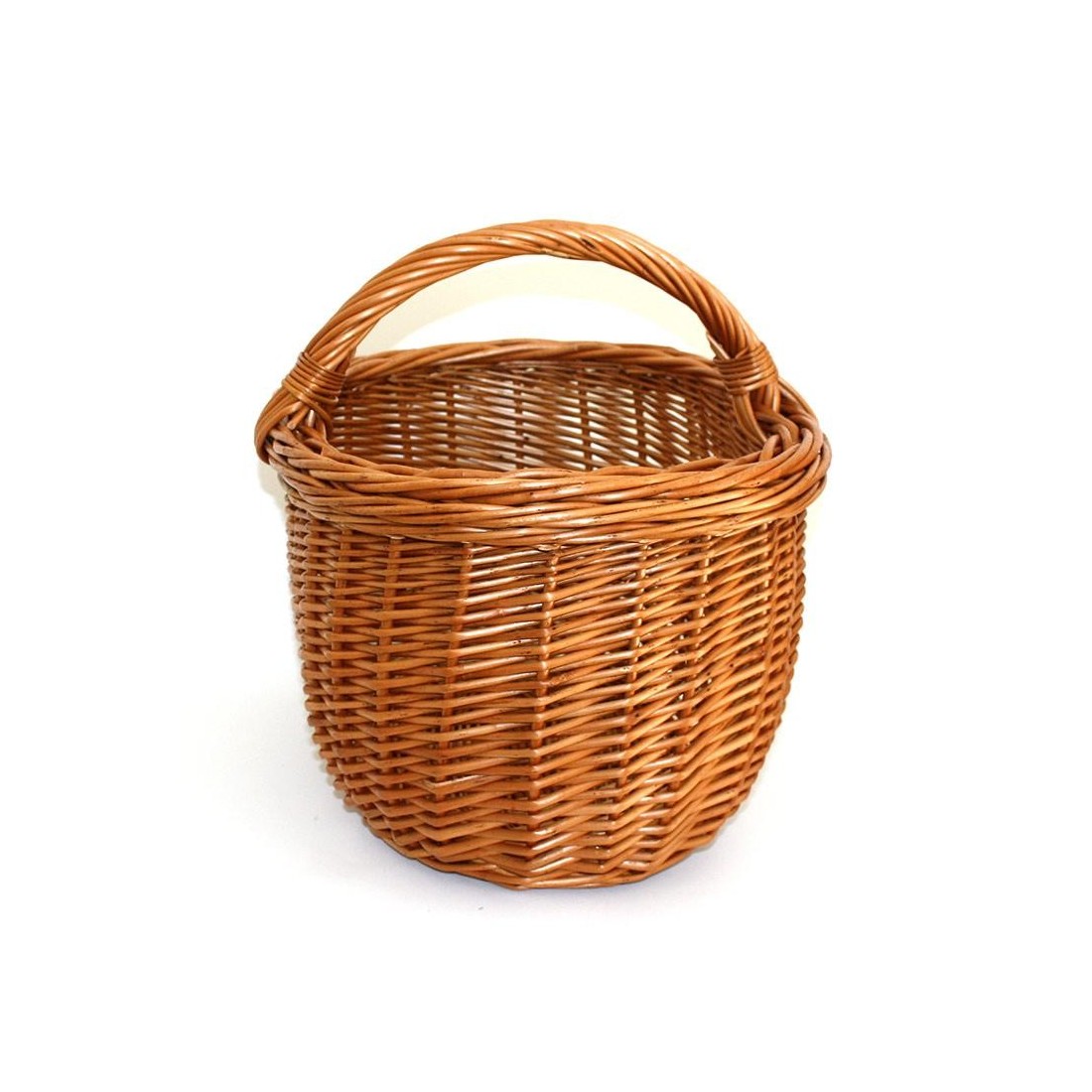 panier ovale en osier poignée basse 01