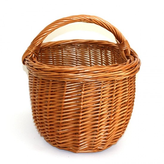 low handle oval wicker basket 01