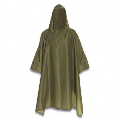 Poncho impermeable verde 830