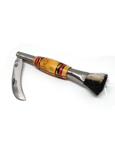 Handmade mushroom knife red. 2