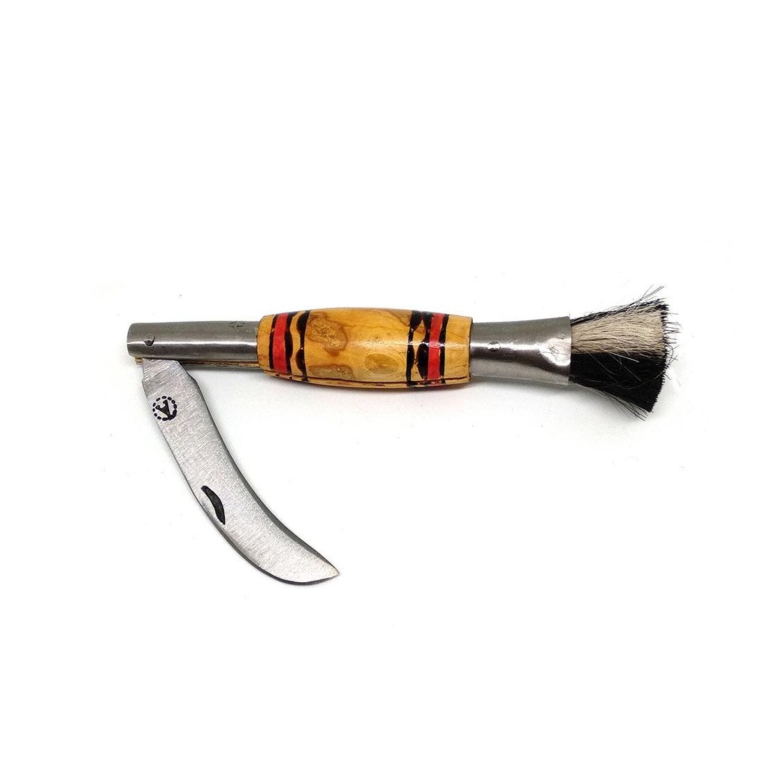 Couteau à champignons 'rouge' fait à la main.