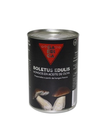 Boletus edulis en aceite de oliva, lata 260 gr