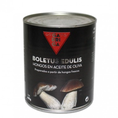 Boletus edulis à l'huile d'olive, boîte 485 g