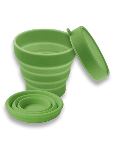 Silicone folding cup