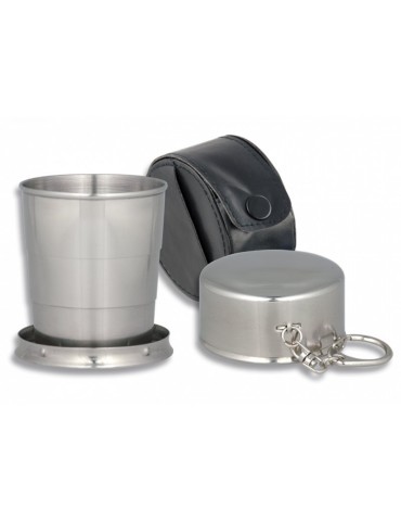 Stainless steel telescopic tumbler 7,5 cm