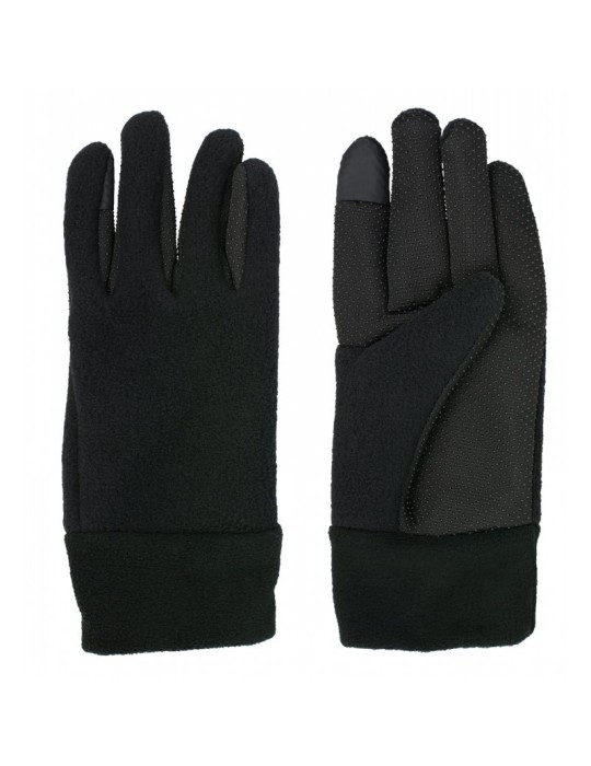 Guantes forro polar-caucho negros