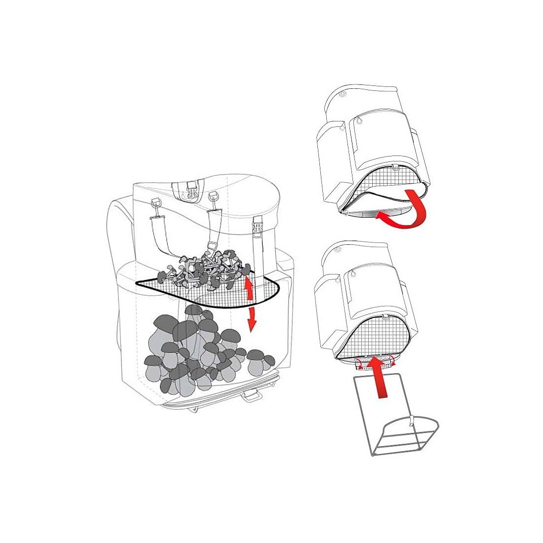 Marsupio Nature hedgehog backpack