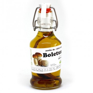Olive oil with boletus