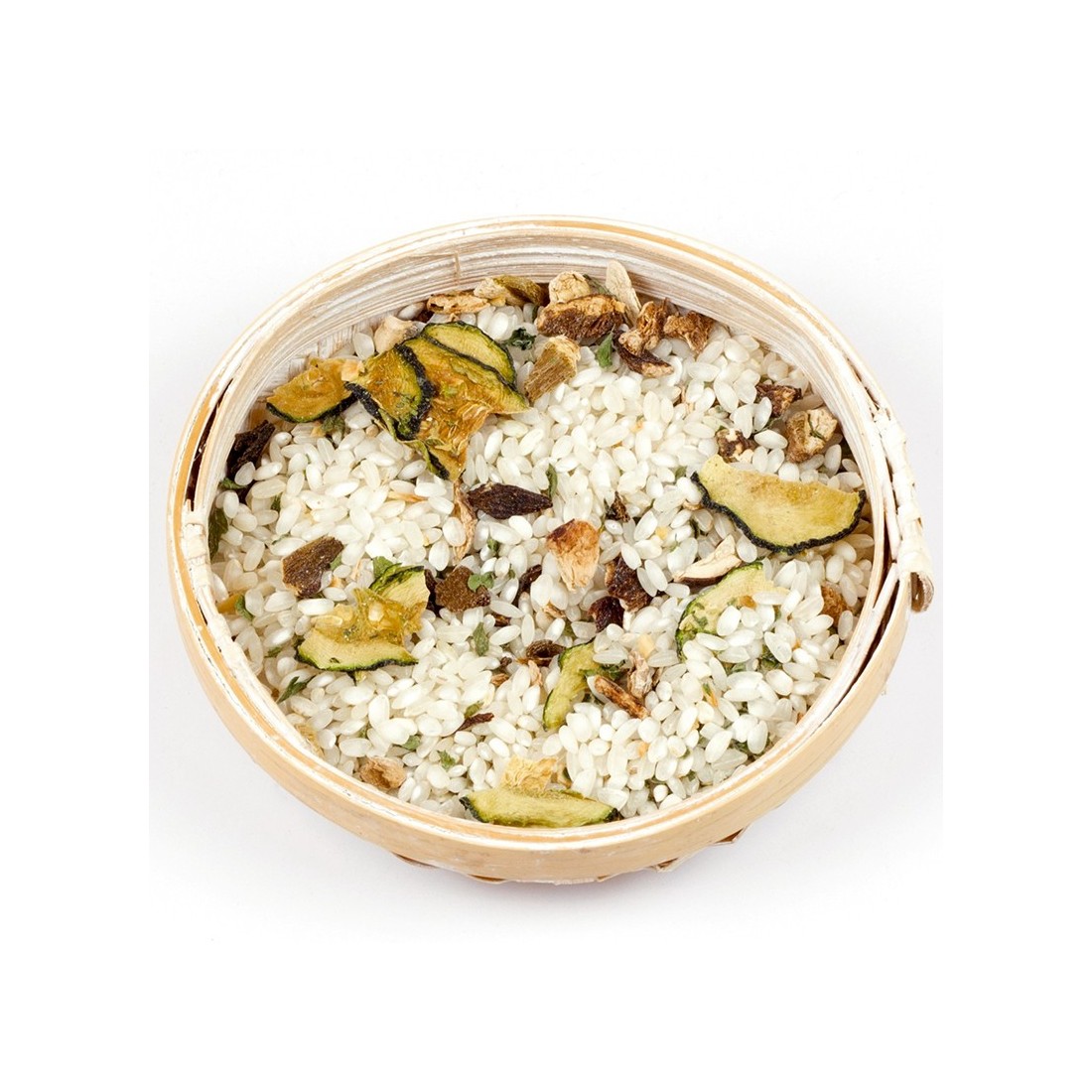Risotto de boletus y calabacines