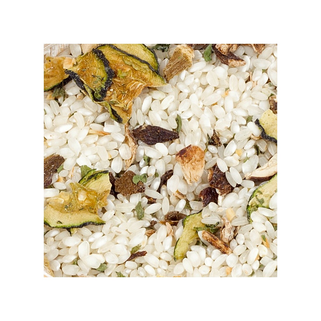 Risotto de boletus y calabacines