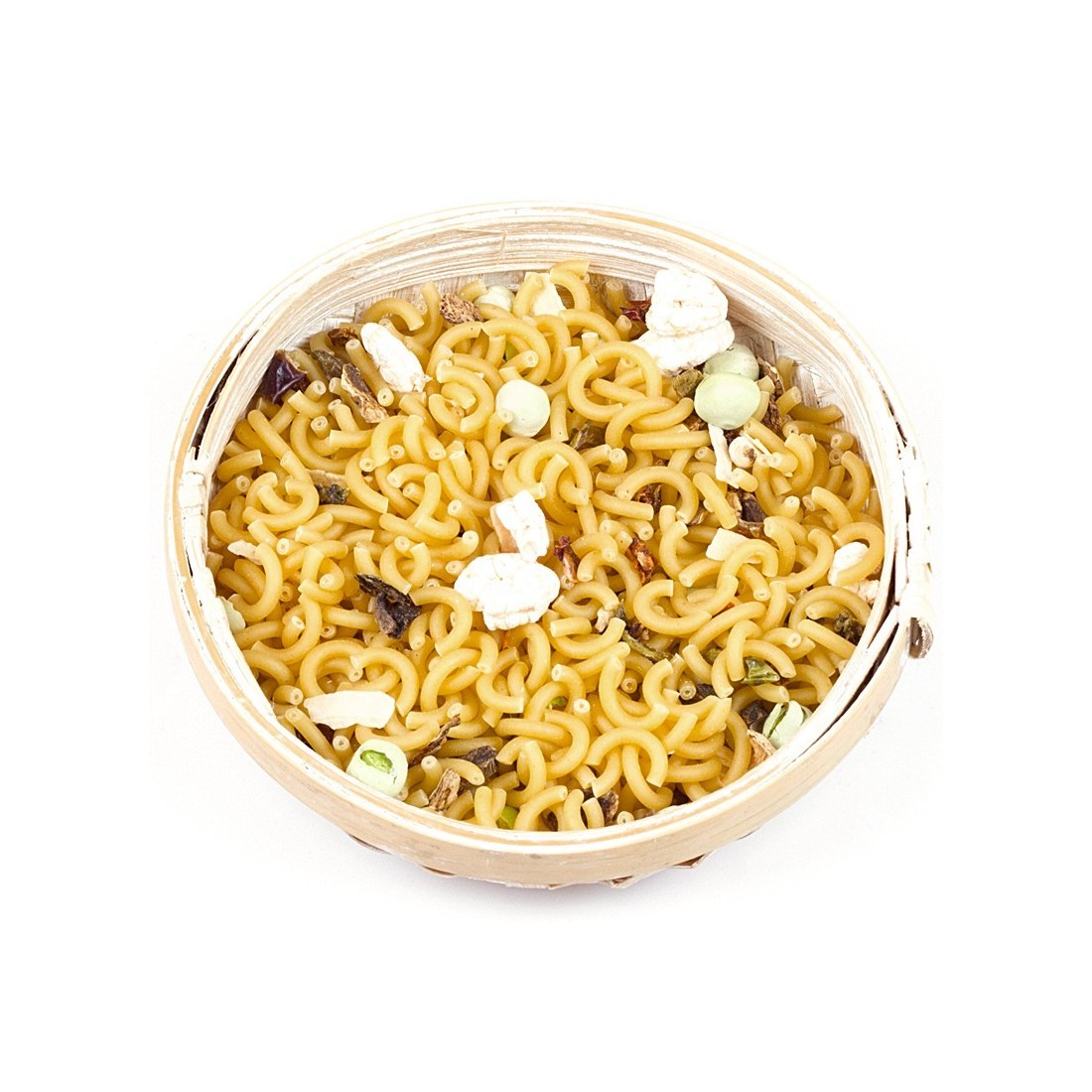 Fideos a la cazuela con gambas y setas